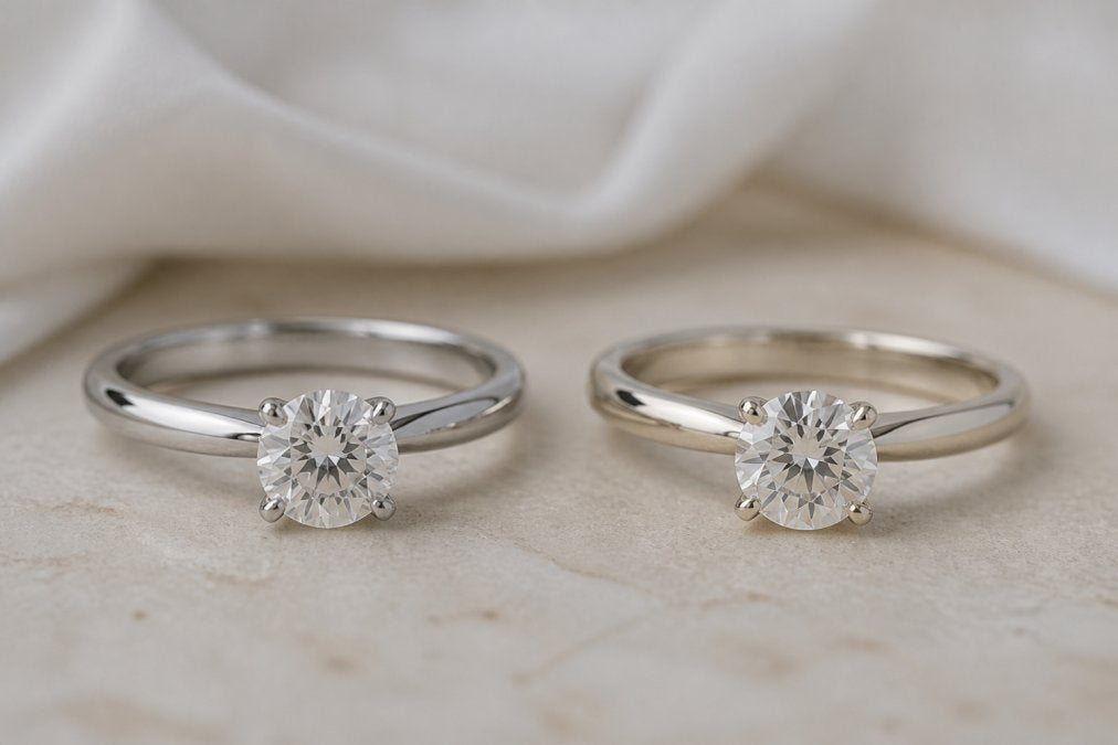Platinum vs White Gold for Engagement Rings